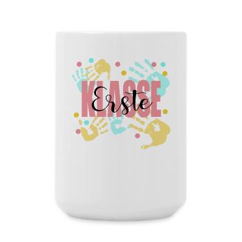 First Class Hands - Large Mug 440 ml - white - Front