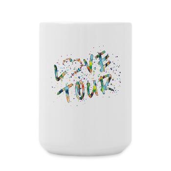 LOVE TOUR V1 - Large Mug 440 ml - white - Front