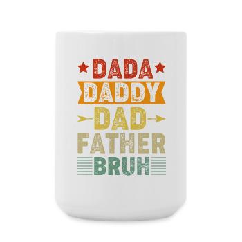 Conception de style de texte du Père Noël - Grande tasse 440 ml - blanc - Devant