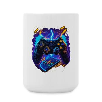 Cyber Gaming Controller - Große Tasse 440 ml - Weiß - Vorne