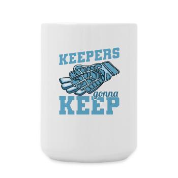 Keepers going to Keep - Large Mug 440 ml - white - Front