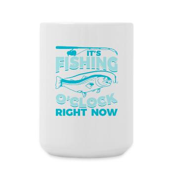 Angler Saying - Large Mug 440 ml - white - Front