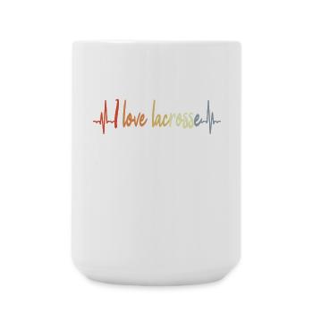 Lacrosse ECG Heartline - Large Mug 440 ml - white - Front