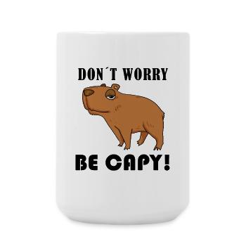 Capybara Capybara Cadeau - Grande tasse 440 ml - blanc - Devant
