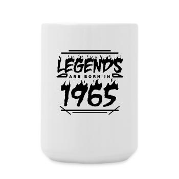 1965 - Né en 1965 - Construit en 1965 - Grande tasse 440 ml - blanc - Devant