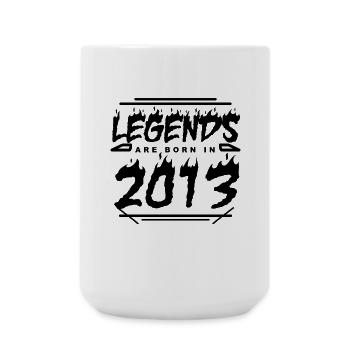 2013 - Year of construction 2013 - Year of construction 2013 - Large Mug 440 ml - white - Front