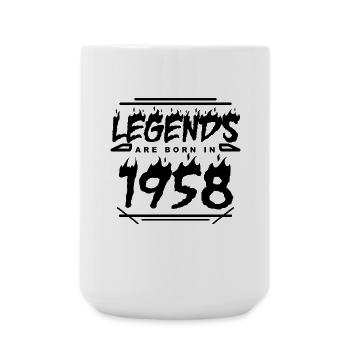 1958 - Born 1958 - Built in 1958 - Large Mug 440 ml - white - Front