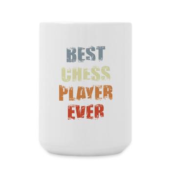 Best Chess Player - Large Mug 440 ml - white - Front