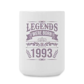 1993 Geburtstag Männer Frauen  - Große Tasse 440 ml - Weiß - Vorne