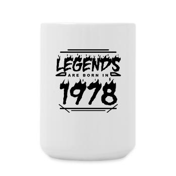 1978 - Born 1978 - Built in 1978 - Large Mug 440 ml - white - Front