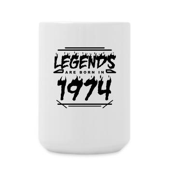 1974 - Born 1974 - Built in 1974 - Large Mug 440 ml - white - Front