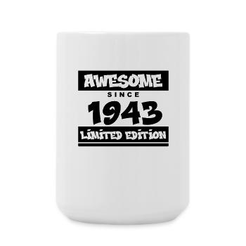 1943 - Né en 1943 - Fantastique depuis 1943 - Grande tasse 440 ml - blanc - Devant