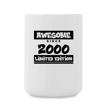 2000 - Jahrgang 2000 - Fantastisch seit 2000 - Große Tasse 440 ml - Weiß - Vorne