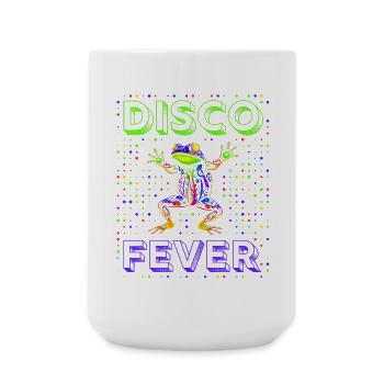 Frog Disco Fever - Große Tasse 440 ml - Weiß - Vorne