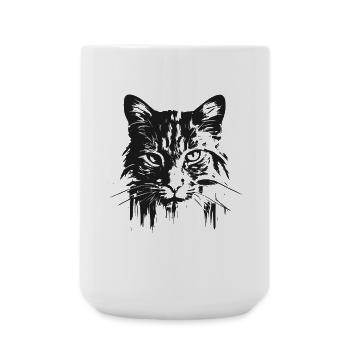 Cat 3 - Large Mug 440 ml - white - Front