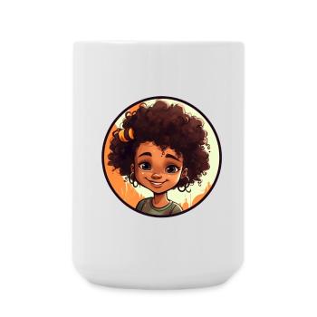 Lebendige Comic-Charakter Illustration - Große Tasse 440 ml - Weiß - Vorne