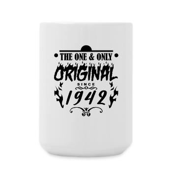1942 - Year of construction 1942 - Born 1942 - Large Mug 440 ml - white - Front
