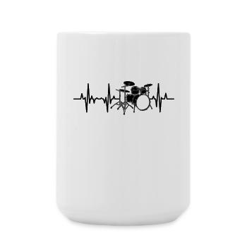 Batteur Heartline - Grande tasse 440 ml - blanc - Devant