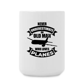 Avion Papi - Grande tasse 440 ml - blanc - Devant