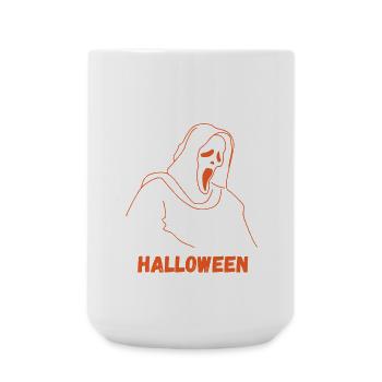 I Can't I Have Halloween - Large Mug 440 ml - white - Front