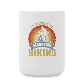 Dicton vintage du VTT - Grande tasse 440 ml - blanc - Devant