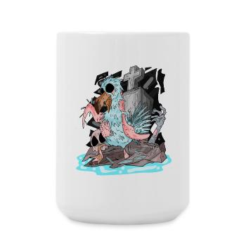 Zombie Seagull - Large Mug 440 ml - white - Front