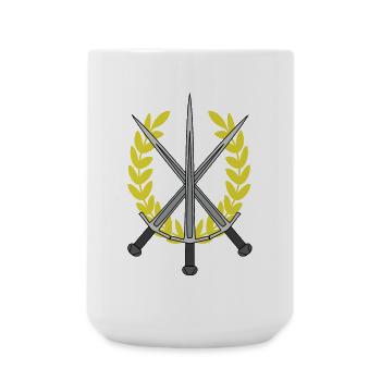 Battle Sword Fight Swordsman Victor Odin - Large Mug 440 ml - white - Front