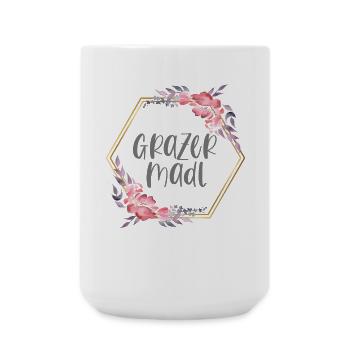 Österreich Graz Mädchen Heimat Geschenk - Große Tasse 440 ml - Weiß - Vorne