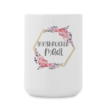 Österreich Innsbruck Mädchen Heimat Geschenk - Große Tasse 440 ml - Weiß - Vorne