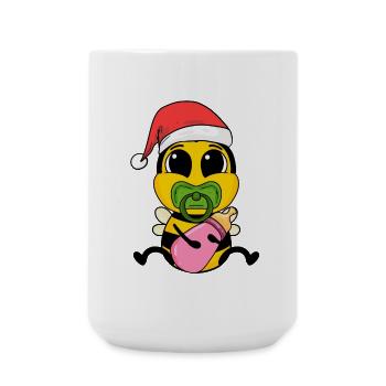 Bee Baby Christmas - Large Mug 440 ml - white - Front