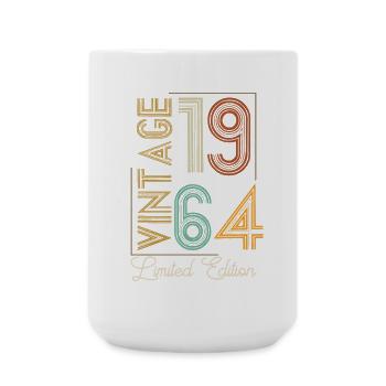 Vintage 1964 Limited Edition Aged to Perfection - Large Mug 440 ml - white - Front