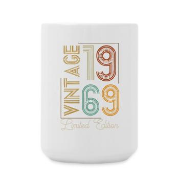 Vintage 1969 Limited Edition Aged to Perfection - Large Mug 440 ml - white - Front