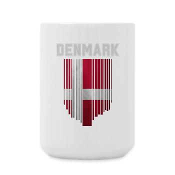 Flag of Denmark, Danish pride - Large Mug 440 ml - white - Front