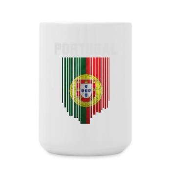 Flag of Portugal, Portuguese pride - Large Mug 440 ml - white - Front