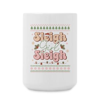 Ugly Christmas Sweater - Large Mug 440 ml - white - Front