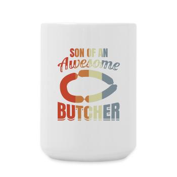 Butcher's Son - Large Mug 440 ml - white - Front