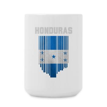 Drapeau du Honduras, fierté hondurienne - Grande tasse 440 ml - blanc - Devant
