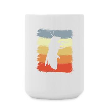 Abeille rétro - Grande tasse 440 ml - blanc - Devant