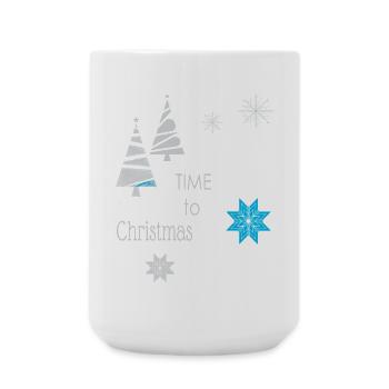 Weihnachten Winterzauber - Große Tasse 440 ml - Weiß - Vorne