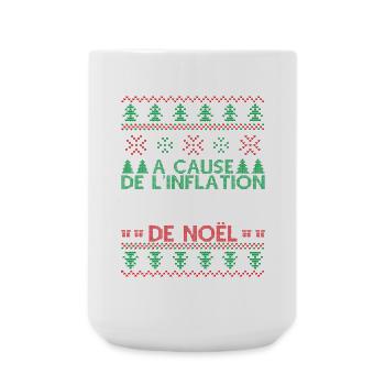 Pull Moche De Noël Humour Cadeau Noel - Grande tasse 440 ml - blanc - Devant