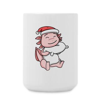 Axolotl Christmas - Large Mug 440 ml - white - Front
