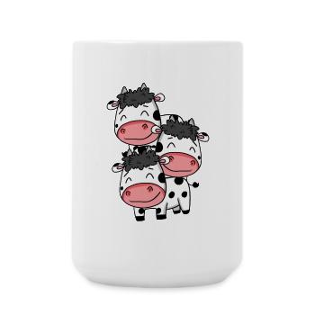 Cute Cows - Cow Motif - Large Mug 440 ml - white - Front