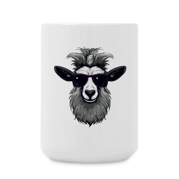 Lustiges Tier Design - Große Tasse 440 ml - Weiß - Vorne