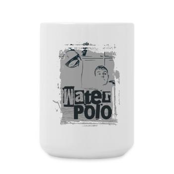 Wasserball minimalistisch - Große Tasse 440 ml - Weiß - Vorne