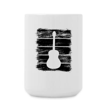 Guitar Sketch - Large Mug 440 ml - white - Front