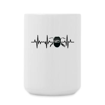 Welding machine ECG - Large Mug 440 ml - white - Front