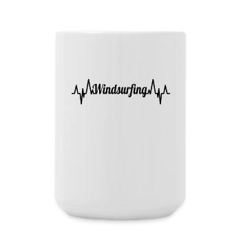 Winsurfing ECG Heart Line - Grande tasse 440 ml - blanc - Devant