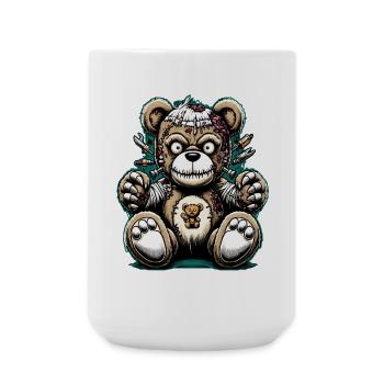 Vintage Teddy Bear Mummy Soft Toy - Large Mug 440 ml - white - Front