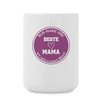 I have the best mom in the whole world - Large Mug 440 ml - white - Front