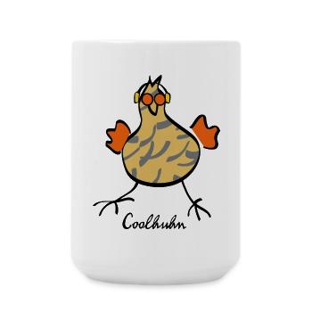 The Cool Chicken - Large Mug 440 ml - white - Front